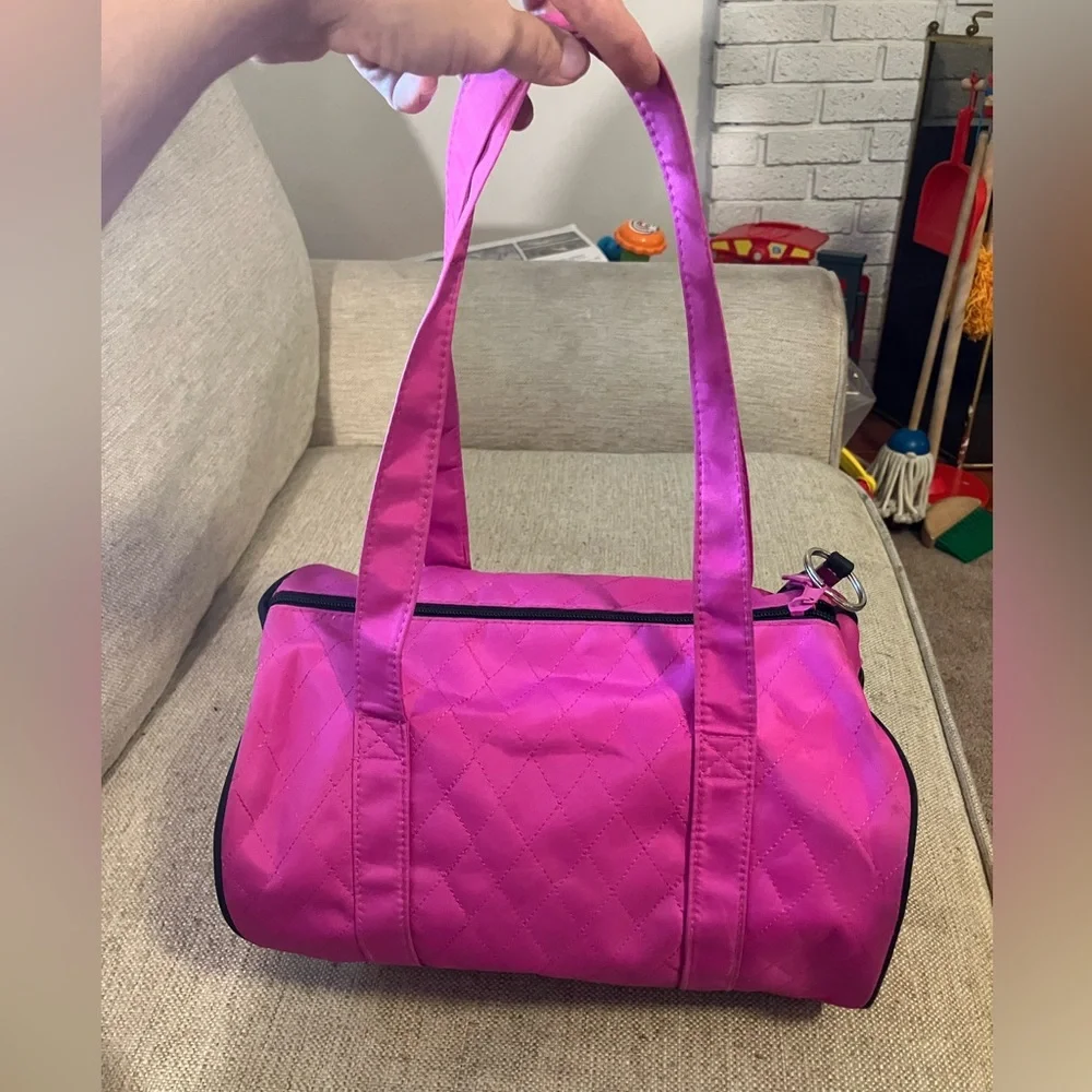 Girls Hot Pink Ballet Duffel Bag